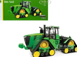 John Deere 9RX 540 Tractor with Tracks Green "Prestige Collection" Series 1/16 Diecast Model by ERTL TOMY