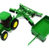 John Deere 6410 Tractor Barge Wagon Disc Harrow Folding Wings 1/32 Diecast Models ERTL TOMY 15489