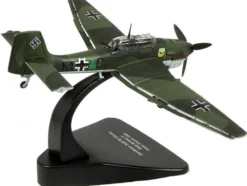 Junkers Ju 87B Stuka Stab Dive Bomber Plane III StG 77 Caen France 1940 Oxford Aviation Series 1/72 Diecast Model Airplane Oxford Diecast AC004