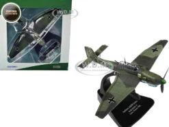 Junkers Ju 87B Stuka Stab Dive Bomber Plane III StG 77 Caen France 1940 Oxford Aviation Series 1/72 Diecast Model Airplane Oxford Diecast AC004