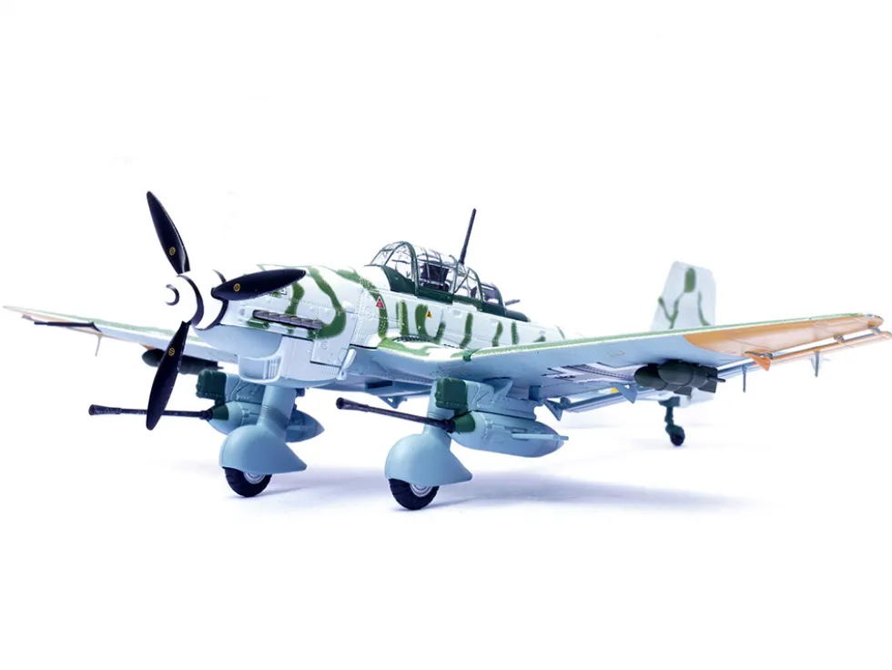 Junkers Ju 87G2 Stuka Bomber Aircraft "10.(Pz)/SG 2 Immelmann, Markisch Friedland, Pomerania" (1945) German Luftwaffe "Wing" Series 1/72 Diecast Model by Panzerkampf