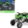 Kawasaki KFX 450R ATV Green 1/12 Motorcycle Model New Ray 57503 S