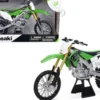 2019 Kawasaki KX 450F Dirt Bike Motorcycle Green and White 1/6 Diecast Model New Ray 49653