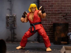 Ken 6 Moveable Figure with Accessories and Alternate Head and Hands Ultra Street Fighter II The Final Challengers 2017 Video Game Model Jada 34218
