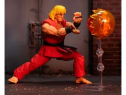 Ken 6 Moveable Figure with Accessories and Alternate Head and Hands Ultra Street Fighter II The Final Challengers 2017 Video Game Model Jada 34218