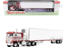 Kenworth K100 COE Flat Top and 53' Utility Trailer with Reefer