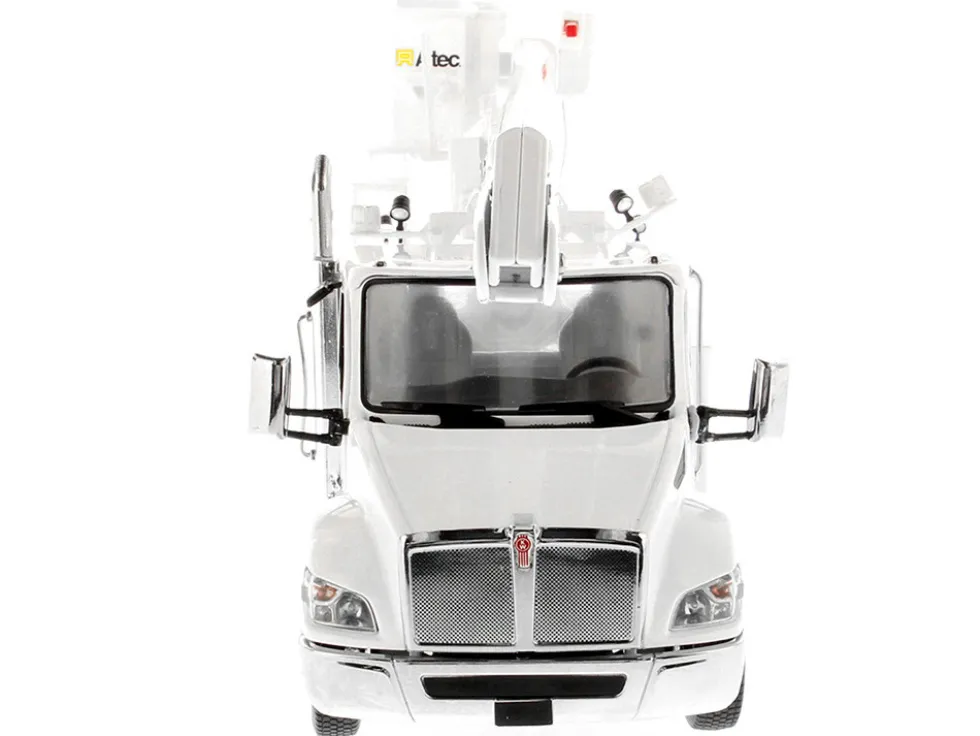 Kenworth T380 Altec AA55 Aerial Service Truck White Transport Series 1/32 Diecast Model Diecast Masters 71100