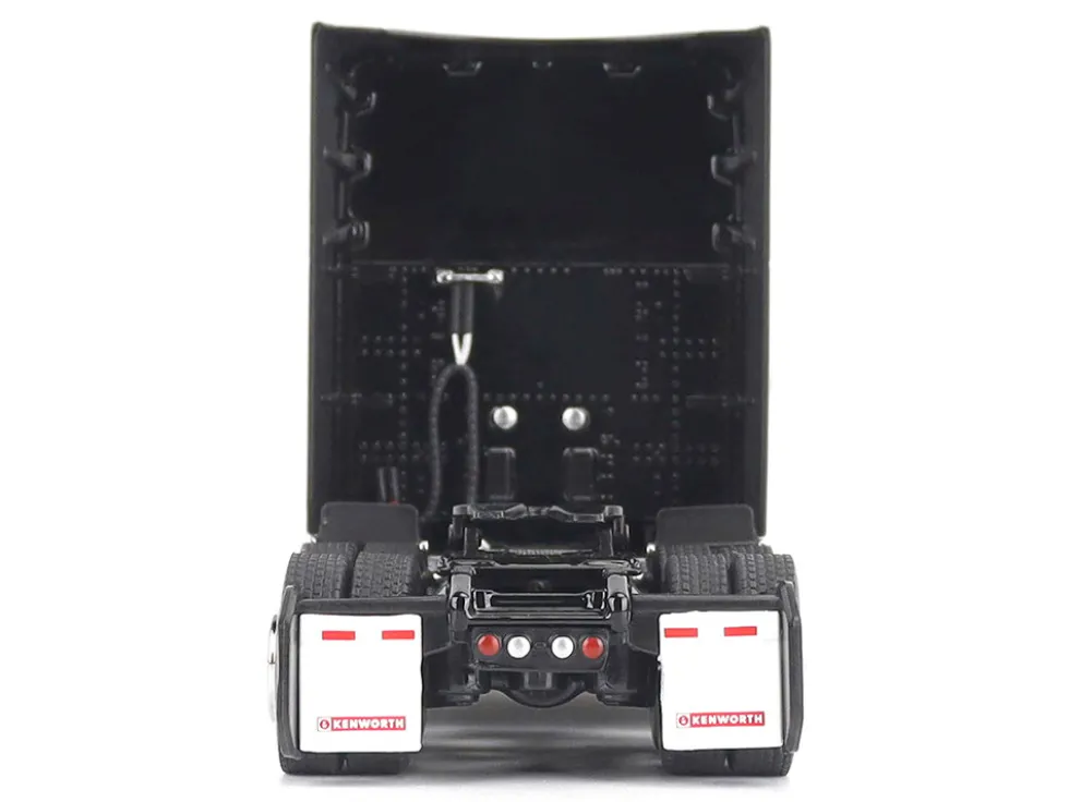 Kenworth T680 76" High Roof Sleeper Cab Truck Tractor Black "Transport Series" 1/50 Diecast Model by Diecast Masters
