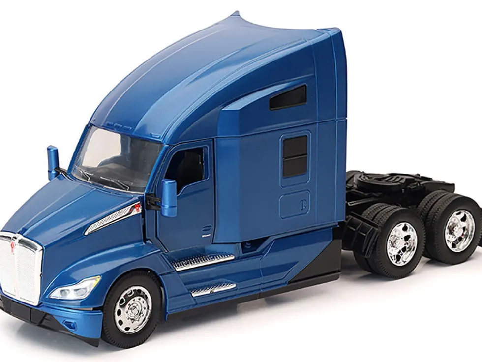 Kenworth T680 Truck Tractor Blue Metallic "Long Haul Truckers" Series 1/32 Diecast Model by New Ray