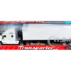Kenworth T2000 Truck White with White Container "Transporter" Series 1/32 Diecast Model by Welly