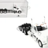 Kenworth W990 3-Axel Day Cab White 1/87 (HO) Plastic Model Car by HO Logistics
