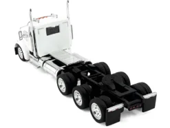 Kenworth W990 3-Axel Day Cab White 1/87 (HO) Plastic Model Car by HO Logistics