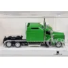 Kenworth W900L Truck Tractor with Sleeper Cab Lime Green 1/87 (HO) Plastic Model Car by HO Logistics