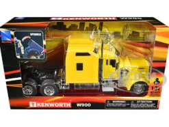 Kenworth W900 Truck Tractor Yellow "Long Haul Truckers" Series 1/32 Diecast Model by New Ray