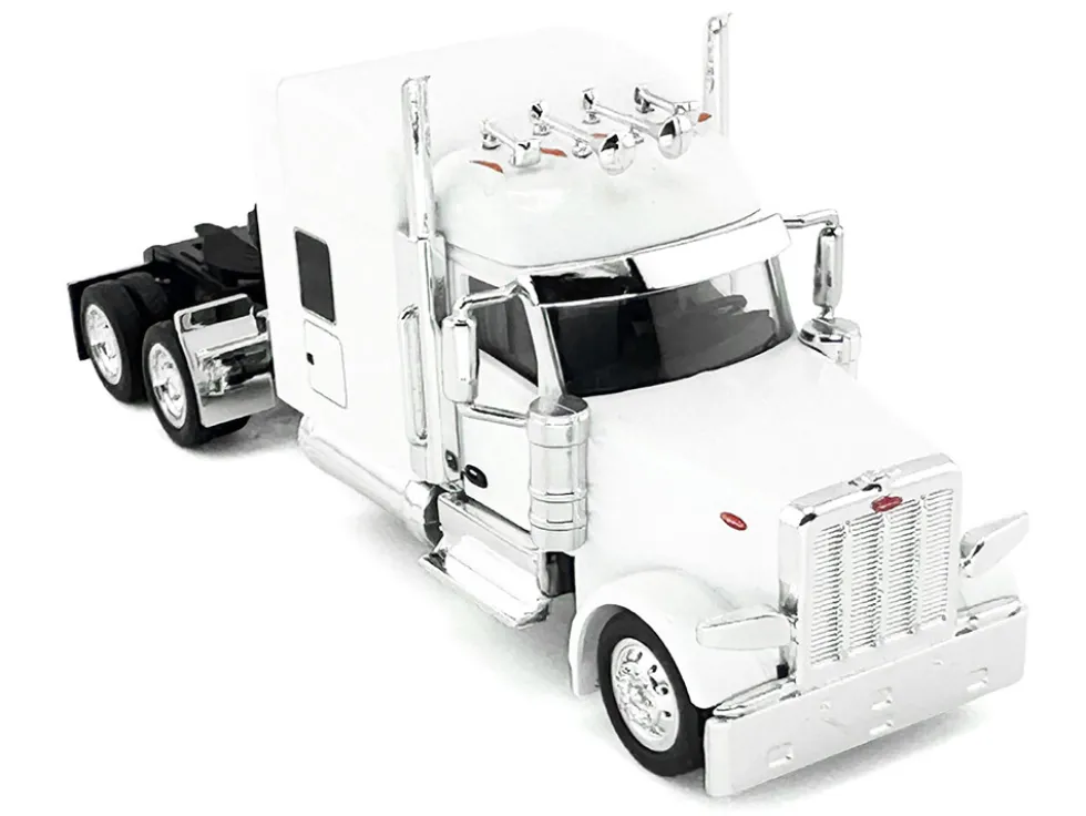 Kenworth W990 with Stand Up Sleeper Cab White 1/87 (HO) Plastic Model Car by HO Logistics