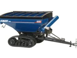 Kinze 1051 Grain Cart with Tracks Blue 1/64 Diecast Model by SpecCast