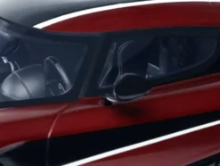 2017 Koenigsegg Agera RS Deep Red Metallic with Black Stripes 1/18 Model Car by GT Spirit
