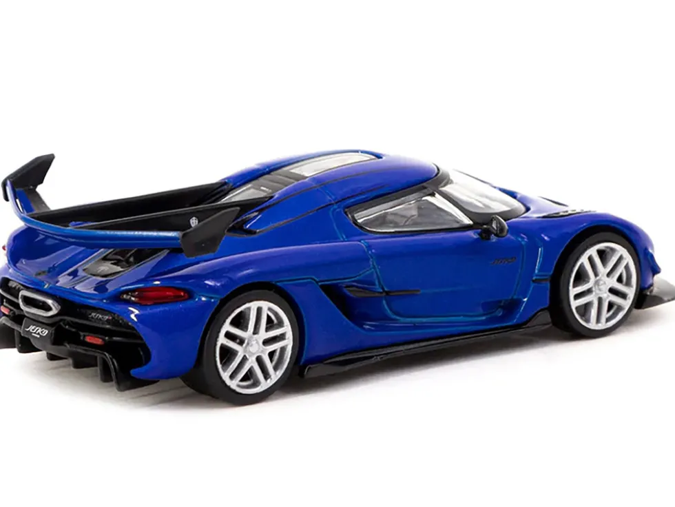 Koenigsegg Jesko Attack Blue Metallic "Global64" Series 1/64 Diecast Model by Tarmac Works