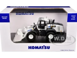 Komatsu WA475-10 Wheel Loader White Limited Edition to 750 pieces Worldwide 1/50 Diecast Model by Universal Hobbies