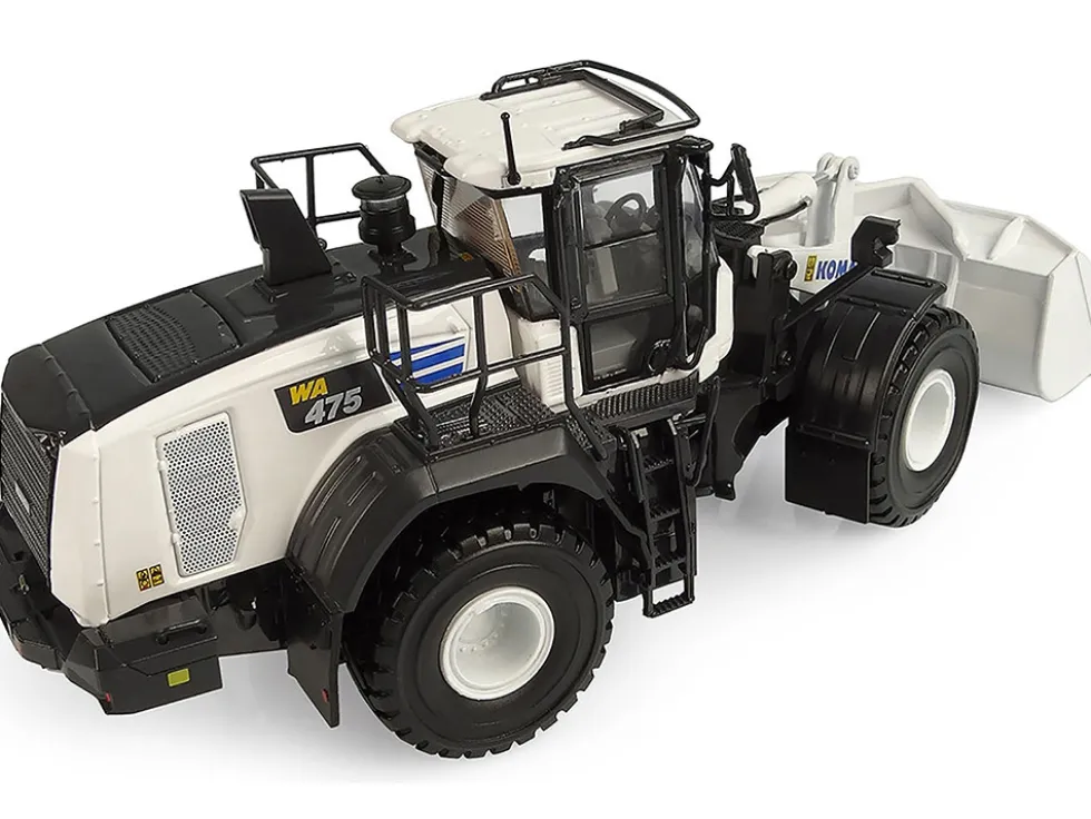 Komatsu WA475-10 Wheel Loader White Limited Edition to 750 pieces Worldwide 1/50 Diecast Model by Universal Hobbies