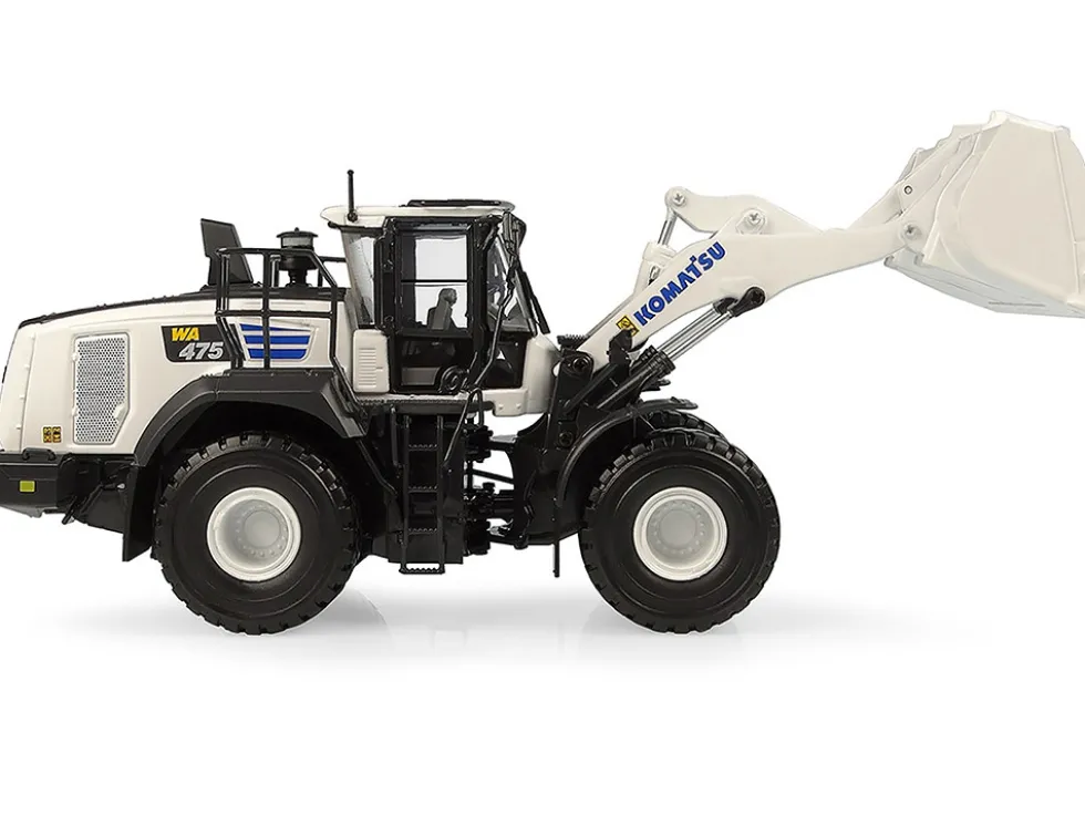 Komatsu WA475-10 Wheel Loader White Limited Edition to 750 pieces Worldwide 1/50 Diecast Model by Universal Hobbies