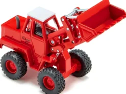 Kramer 411 Wheel Loader Red with White Top 1/50 Diecast Model Siku SK3563