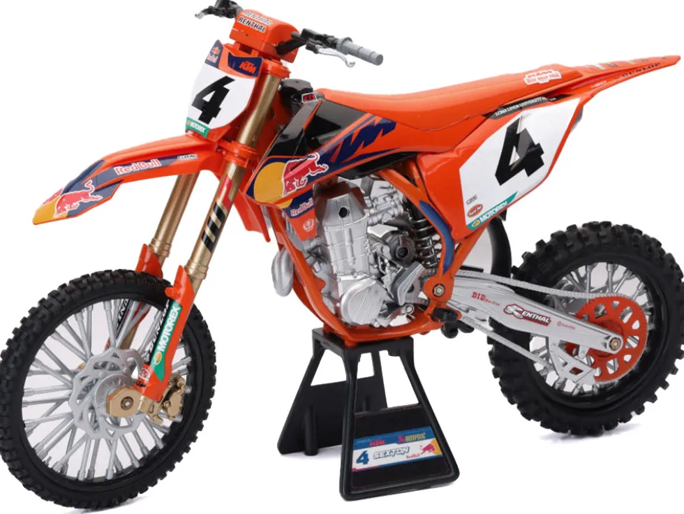 KTM 450 SX-F Motorcycle #4 Chase Sexton "Red Bull KTM Factory Racing" 1/12 Diecast Model by New Ray