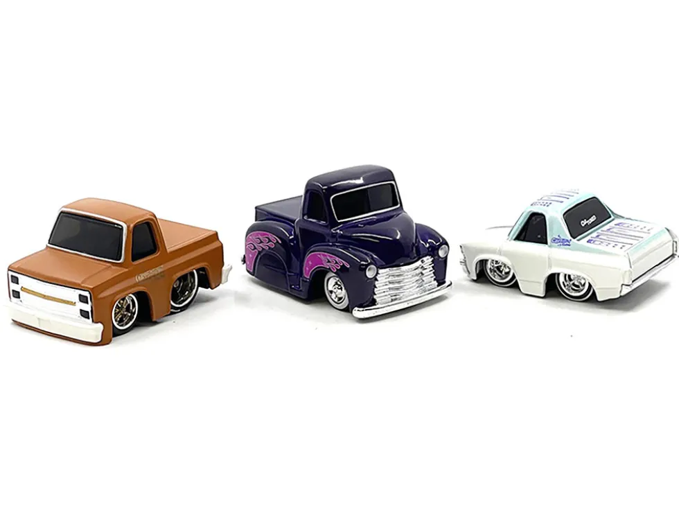 Kustoms Series 4 Chevrolet Triple Pack Set of 3 Cars Diecast Model Cars by CarTuned
