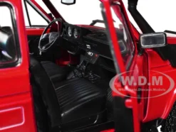 1980 Lada Niva Red with Roof Rack and Accessories 1/18 Diecast Model Car by Solido