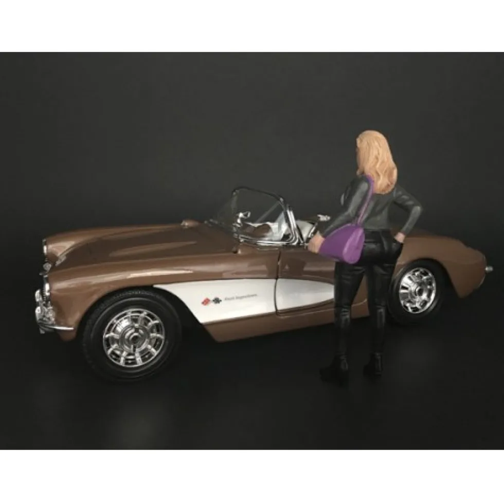 Ladies Night Angela Figurine for 1/18 Scale Models American Diorama 38192