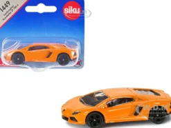 Lamborghini Aventador LP700 4 Orange Diecast Model Car Siku 1449