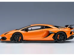 Lamborghini Aventador SVJ Arancio Atlas Pearl Orange 1/18 Model Car Autoart 79218