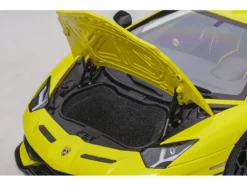 Lamborghini Aventador SVJ Giallo Tenerife Pearl Yellow 1/18 Model Car Autoart 79175