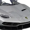 Lamborghini Centenario Gray Metallic Black Top Hyper-Spec Series 1/24 Diecast Model Car Jada 32277