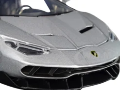 Lamborghini Centenario Gray Metallic Black Top Hyper-Spec Series 1/24 Diecast Model Car Jada 32277