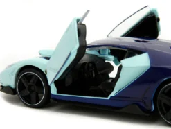 Lamborghini Centenario Light Blue and Purple Pink Slips Series 1/32 Diecast Model Car Jada 35365