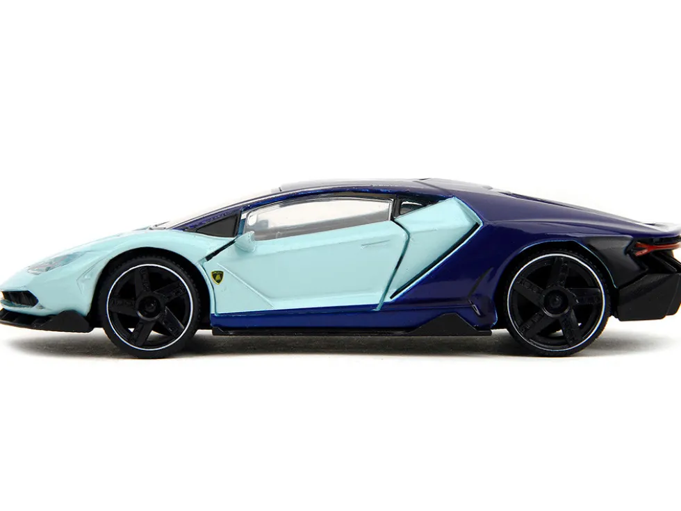 Lamborghini Centenario Light Blue and Purple Pink Slips Series 1/32 Diecast Model Car Jada 35365