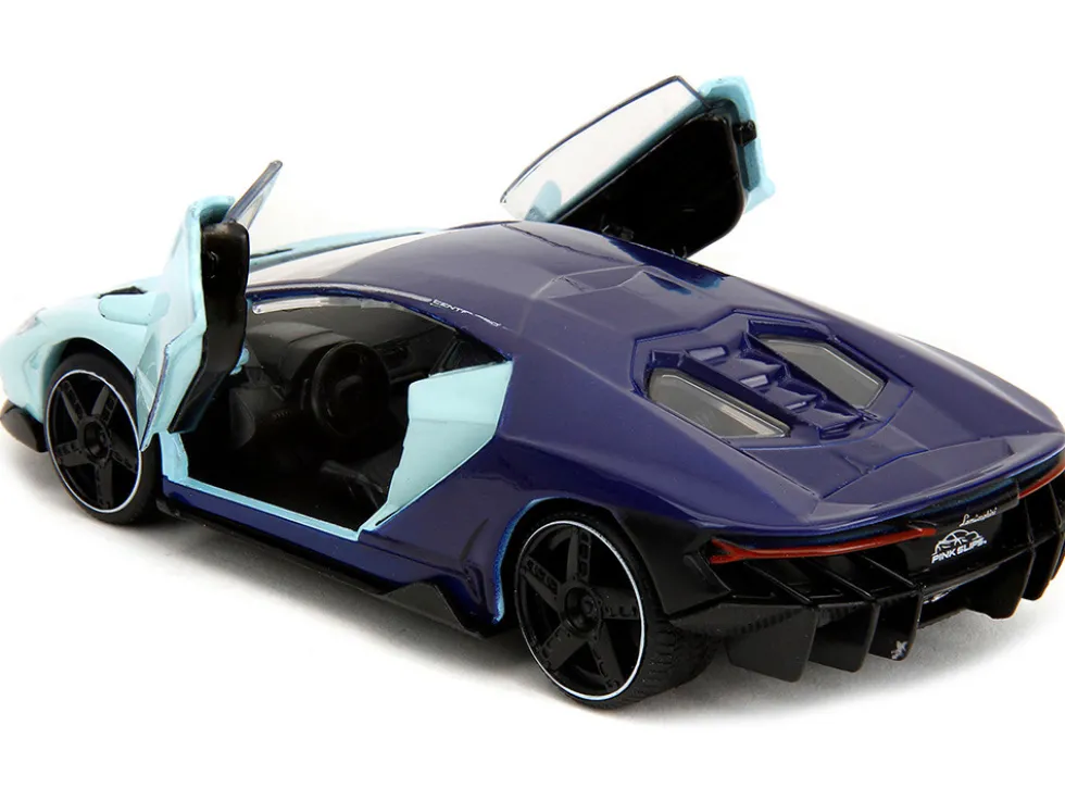 Lamborghini Centenario Light Blue and Purple Pink Slips Series 1/32 Diecast Model Car Jada 35365