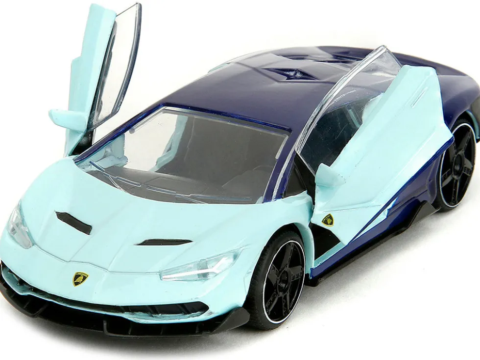 Lamborghini Centenario Light Blue and Purple Pink Slips Series 1/32 Diecast Model Car Jada 35365