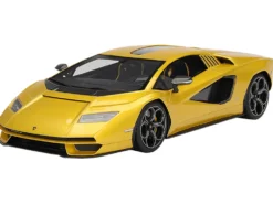 Lamborghini Countach LPI 800-4 New Giallo Orion Gold Metallic 1/18 Model Car by Top Speed