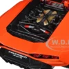 Lamborghini Countach LPI 800 4 Orange with Red Interior Special Edition 1/18 Diecast Model Car Maisto 31459OR