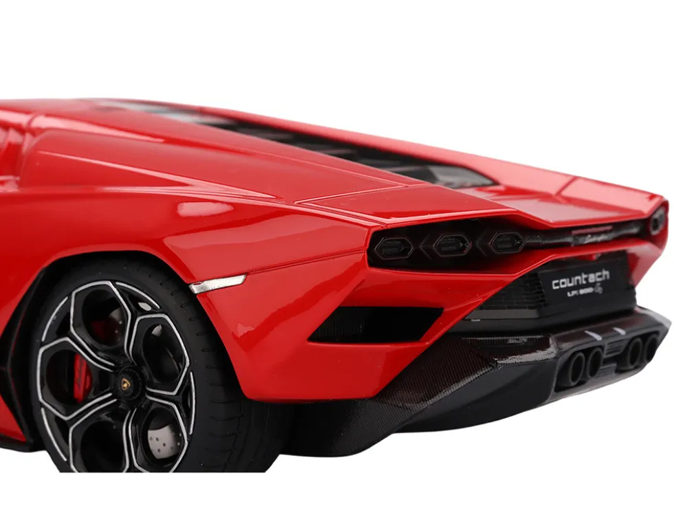 Lamborghini Countach LPI 800-4 Rosso Mars Red 1/18 Model Car by Top Speed