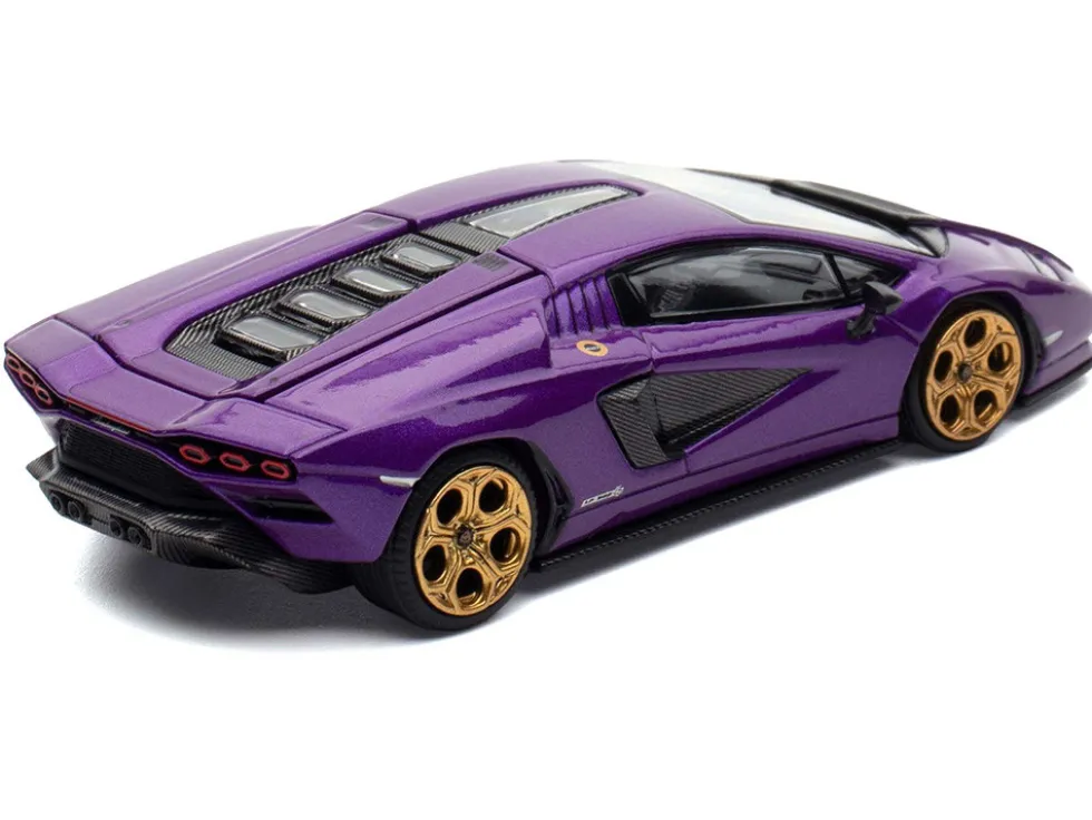 Lamborghini Countach LPI 800-4 Viola Pasifae Purple Metallic "Hong Kong Toycar Salon 2025" 1/64 Diecast Model Car by Pop Race