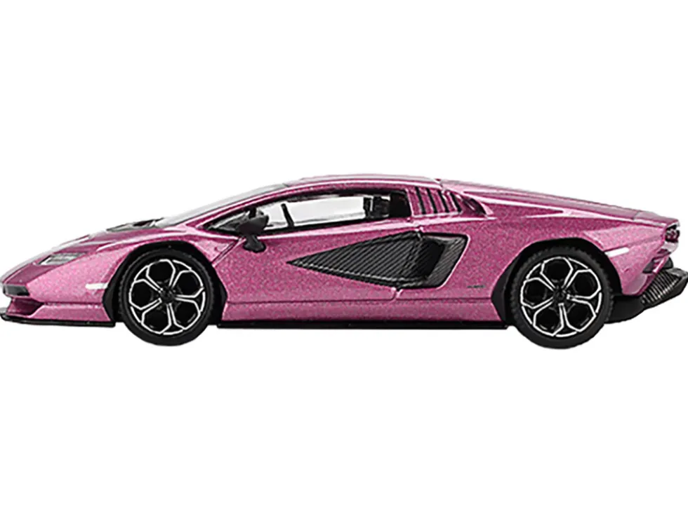 Lamborghini Countach LPI 800-4 Viola 30th Metallic Limited Edition 1/64 Diecast Model Car by Mini GT