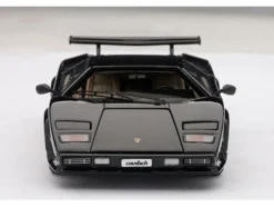 Lamborghini Countach 5000S Black 1/43 Diecast Model Car by Autoart