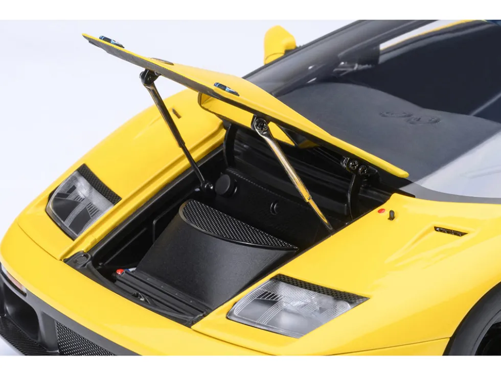 Lamborghini Diablo GTR Superfly Yellow 1/18 Model Car by Autoart
