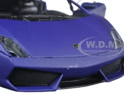 Lamborghini Gallardo LP 560-4 Matt Purple 1/24 Diecast Model Car Motormax 79504