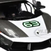 Lamborghini Gallardo LP 560-4 Super Trofeo #63 Gray Metallic and White "GT Racing" Series 1/24 Diecast Model Car by Motormax