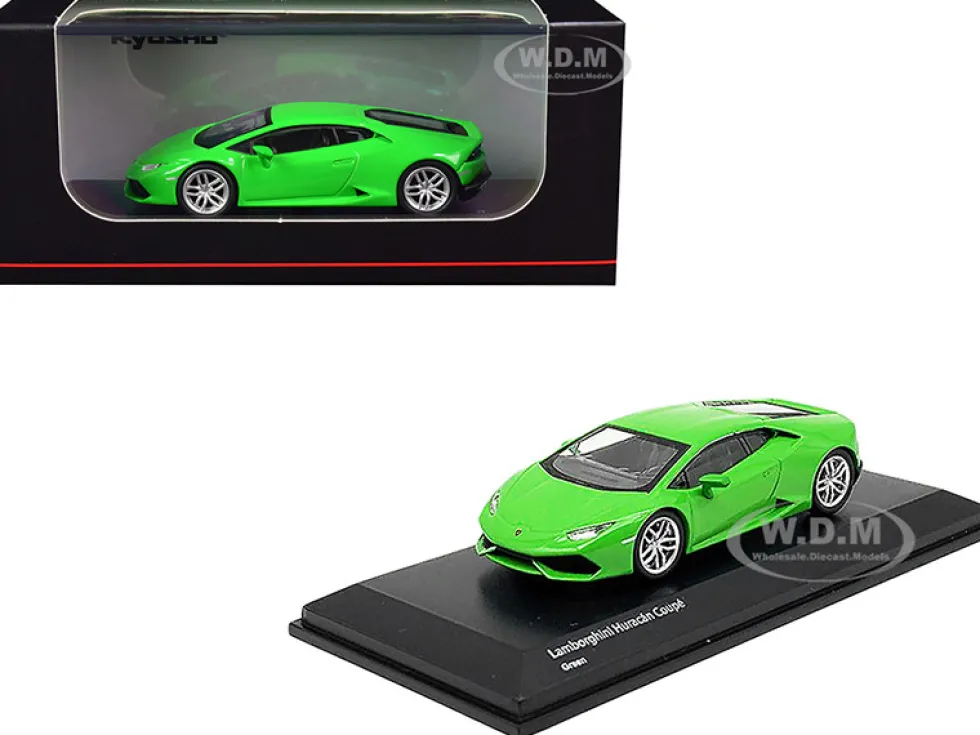 Lamborghini Huracan Coupe Bright Green 1/64 Diecast Model Car Kyosho KS07045AA3