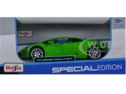 Lamborghini Huracan LP610-4 Green 1/24 Diecast Model Car Maisto 31509